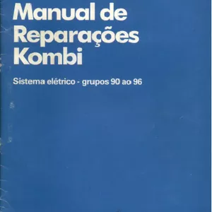 Imagem de capa para o Ebook Manual de Reparação da Kombi - Parte Elétrica
