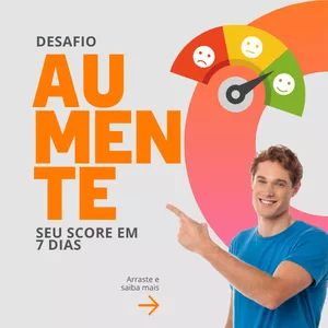 Imagem de capa para o Ebook DESAFIO AUMENTE SEU SCORE EM 7 DIAS