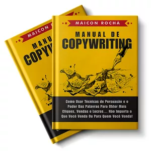 Imagem de capa para o Ebook Manual de Copywriting: Como Usar Técnicas de Persuasão e o Poder das Palavras Para Obter Mais Cliques, Vendas e Lucros ... 