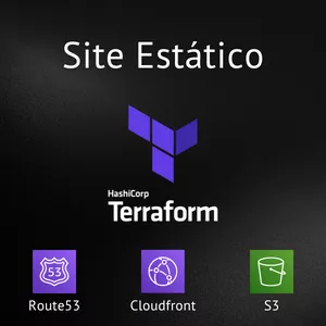 Imagem de capa para o Curso online Criação e hospedagem de sites estáticos React.js na AWS com o Terraform