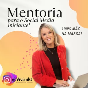 Imagem de capa para o Curso online Mentoria para o Social Media Iniciante