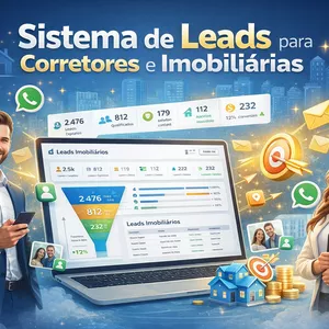 Imagem de capa para o Ebook Geração de Leads para corretores