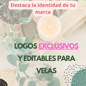 Imagen de portada para Curso online Logos exclusivos y editables para Velas 