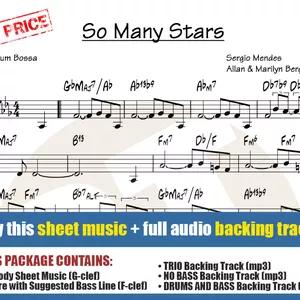 Cover image for Online course So Many Stars (Sheet Music + Backing Tracks)