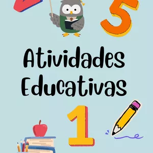 Imagem de capa para o Ebook Atividades educativas para crianças
