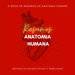 Imagem de capa para o Ebook Resumos do Curso de ANATOMIA Humana + Exercícios com Gabarito- Medicina