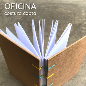 Imagem de capa para o Curso online Oficina - Copta com agulhas pareadas