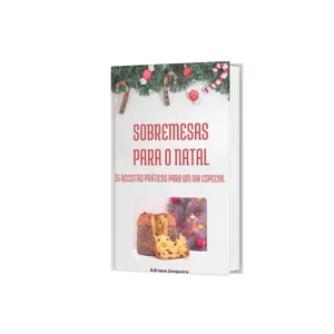 Imagem de capa para o Ebook Sobremesas de Natal 