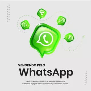 Imagem de capa para o Curso online E-book: Vendendo pelo WhatsApp 