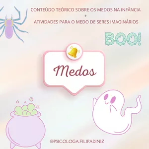 Imagem de capa para o Ebook Os medos das crianças