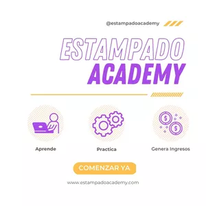 Imagen de portada para Curso online Estampado Academy - Membresia