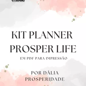 Imagem de capa para o Ebook KIT PLANNER PROSPER LIFE
