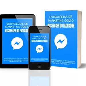 Imagem de capa para o Ebook Marketing Com o Messenger do Facebook
