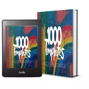 Imagem de capa para o Ebook Pack +De 1000 Templetes