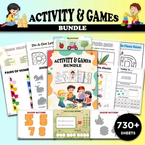 Cover image for Ebook Activity &amp; Games Bundle +730 Sheets