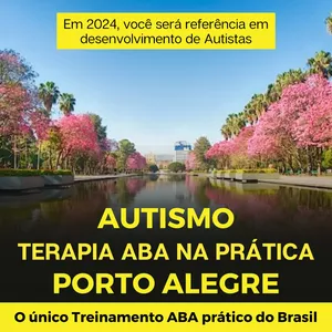 Imagem de capa para o Evento presencial Porto Alegre - Autismo - Terapia ABA na prática