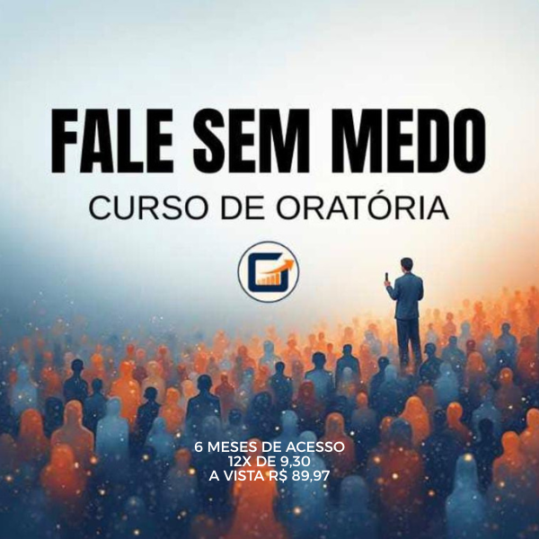 Imagem de FALE SEM MEDO | CURSO DE ORATÓRIA criado por Airton Gama na hotmart
