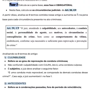 Imagem de capa para o Ebook Apostila/resumo de Direito Penal sobre Composição da Pena.