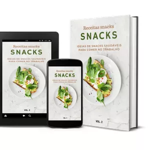 Imagem principal do produto ebook Snacks Saudáveis