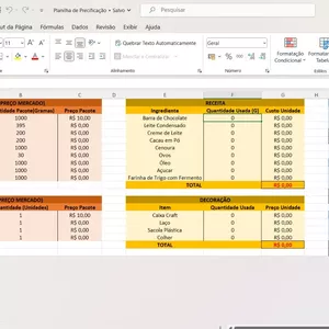 Imagem de capa para o Ebook PLANILHA DE PRECIFICAÇÃO