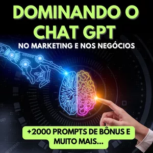 Imagem de capa para o Ebook Dominando o Chat GPT no Marketing e nos Negócios