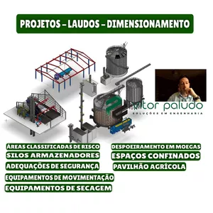 CURSO MENTORADO - UAG, UBG, Silos, Despoeiramento, Espaços Confinados NR33, Elevador, Redler, Pavilhão Agrícola, NR20, Fornalha, Secadores