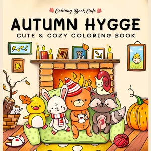Imagem de capa para o Curso online AUTUMN HYGGE - Livro para colorir (arquivo digital)