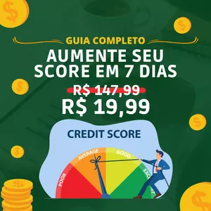 Imagem de capa para o Ebook AUMENTE SEU SCORE EM 7 DIAS