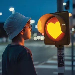 Imagem de capa para o Ebook Meu Coração em Sinal Amarelo – Uma jornada de autocuidado em meio aos alertas da vida