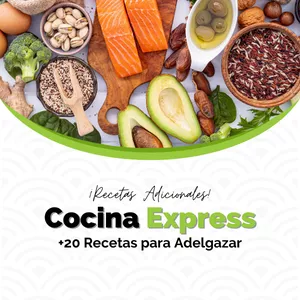 Imagen de portada para Ebook Cocina Express +20 Recetas Adicionales para Adelgazar