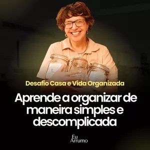 Imagem de capa para o Curso online Desafio Casa e Vida Organizada