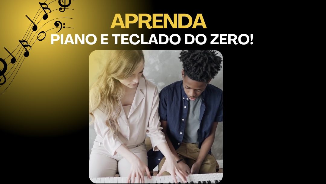 Curso Aula de piano/teclado do 0