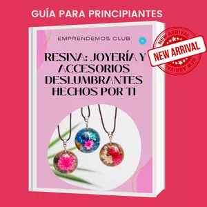 Imagen de portada para Ebook Resina: Joyería y Accesorios Deslumbrantes Hechos por Ti