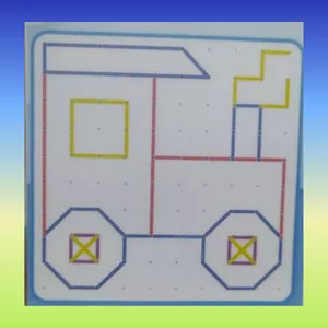 Imagem de capa para o Curso online Cards 6x6 para Geoplano/Geoboard