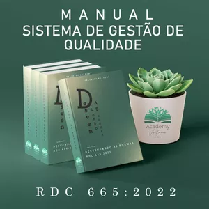 Imagem de capa para o Ebook Manual da Qualidade - Sistema de Gestão de Qualidade - RDC665/2022 