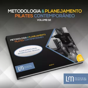 Imagem principal do produto Metodologia & Planejamento Pilates Contemporâneo - Planejamento anual Estúdio Pilates - Volume 02 + Volume 03