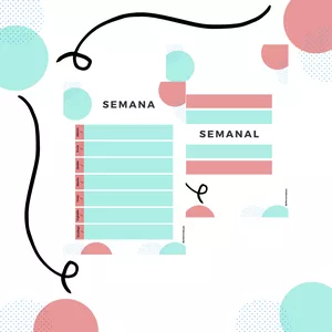 Imagem de capa para o Curso online Planner Semanal com Espaço para Datas