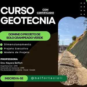 Imagem de capa para o Curso online Introdução ao Projeto - Solo Grampeado Verde