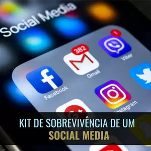 Imagem de capa para o Ebook Kit de Sobrevivência de um Social Media