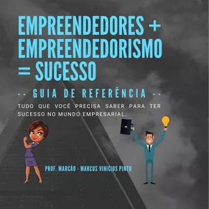 Imagem de capa para o Ebook Empreendedores + Empreendedorismo = Sucesso - Guia Rápido