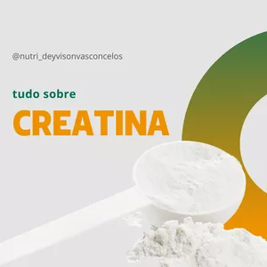 Imagem de capa para o Ebook CONHEÇA TUDO SOBRE CREATINA!