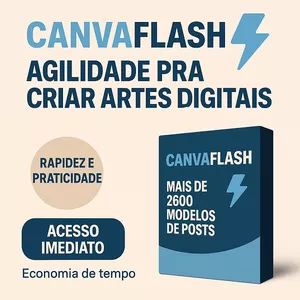 Imagem do curso CanvaFlash Kit Completo de Templates