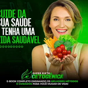 Imagem de capa para o Ebook Super Dieta Cetogênica