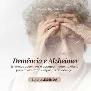Imagem de capa para o Curso online CUIDANDO NO ALZHEIMER