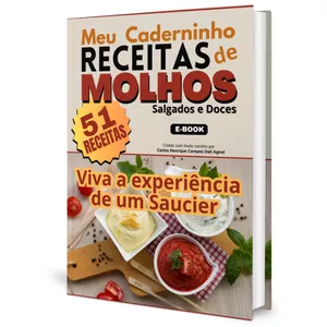 Imagem de capa para o Ebook 51 Receitas de Molhos 