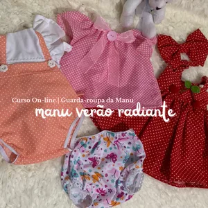 Imagem de capa para o Curso online Curso On-line | Guarda-roupa da Manu - Combo 01: Manu Verão Radiante
