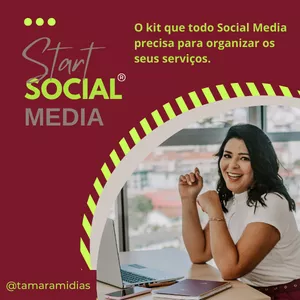 Imagem de capa para o Ebook KIT START SOCIAL MEDIA