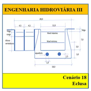 Imagem de capa para o Ebook Engenharia Hidroviária III: cenário 18 - Eclusa