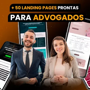 Imagem de capa para o Curso online +50 Landing pages prontas de alta conversão para Advogados