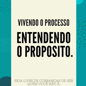 Imagem de capa para o Ebook VIVENDO O PROCESSO ENTENDENDO O PROPOSITO - 